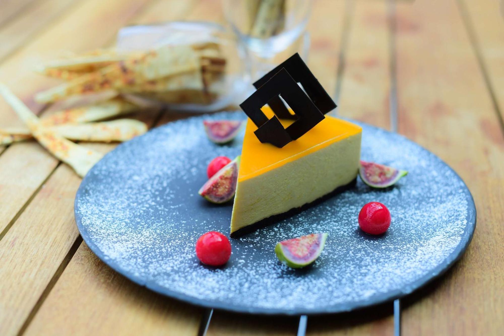 Radisson Blu Hotel Guwahati Exterior foto A slice of mango cheesecake